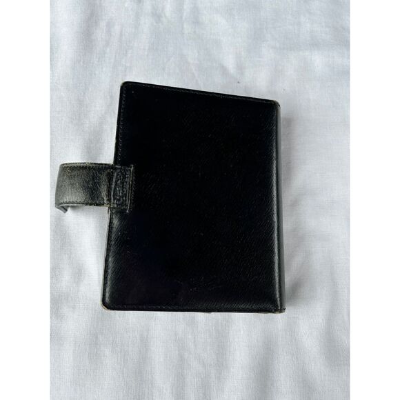 Vintage Leather Playing Card Case, Black, Two Deck Case, Cards Included - Picture 4 of 6